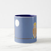 マグカップ – フクロウと月 (中央)