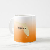 マグカップ – フロリダ州マップ（市） (正面左)