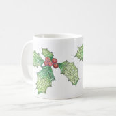 マグカップ – ホリーカラースケッチ (正面左)