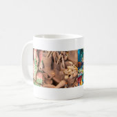 マグカップ，モロッコのクラフト画像とカップデザイン コーヒーマグカップ (正面左)