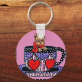 マグカップ ヨーキー キーチェーン (正面)