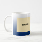 マグカップ – ワイオミング州マップと都市 (左)