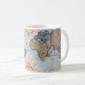 マグカップ – ヴィンテージグローバルマップ (正面右)