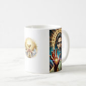 ☕マグカップ&信仰：愛と希望のメッセージ！ コーヒーマグカップ (正面右)