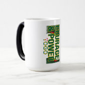 マグカップ – 勇気とパワー (正面左)