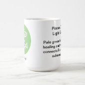 マグカップ – 〔占星術の〕十二宮図の色（魚座の場合） (中央)