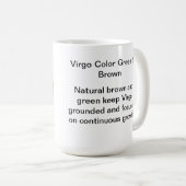 マグカップ – 〔占星術の〕十二宮図の《星座》乙女座色 (正面右)