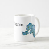 マグカップ – 名前の付いた母と子のドラゴン (正面右)