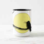 マグカップ – 太陽に対するハミングバード (中央)