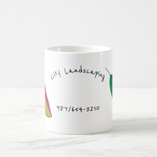 マグカップ – 季節葉の (中央)