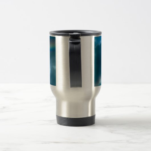 マグカップ"嵐の後の虹" トラベルマグ (ハンドル)