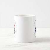 マグカップ、憲法党、イーグル、楕円形 コーヒーマグカップ (中央)