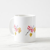 マグカップ:日本の春歌 コーヒーマグカップ (正面左)