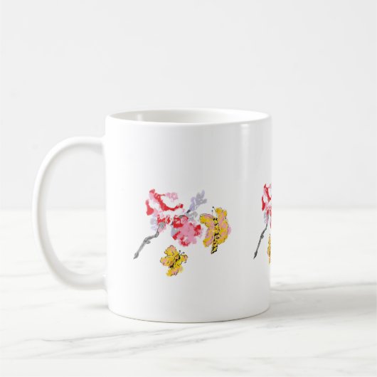 マグカップ:日本の春歌 コーヒーマグカップ (左)