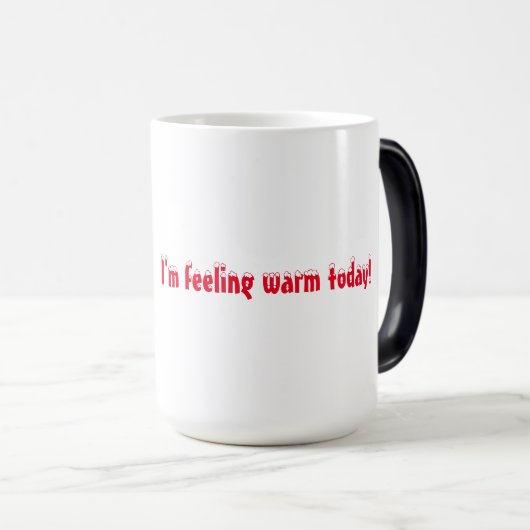 マグカップ – 暖かいサンタ (正面右)