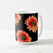 マグカップ:暗闇の中でスプルースがライトアップ コーヒーマグカップ (正面右)