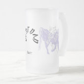 マグカップ:最高のパパ フロストグラスビールジョッキ (正面右)