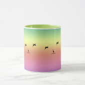 マグカップ – 朝日の出のショアバード (中央)