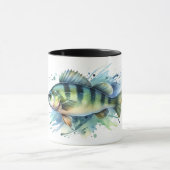 マグカップ – 水彩シリーズ：パーチ (中央)