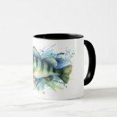 マグカップ – 水彩シリーズ：パーチ (正面右)