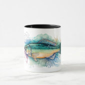 マグカップ – 水彩シリーズ：ベース (中央)