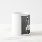 マグカップ – 白黒白黒白鳥 (中央)