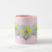 マグカップ：色の孔雀 マグカップ (中央)