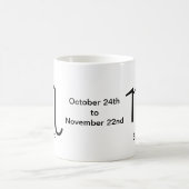 マグカップ – 蠍座記号 (中央)