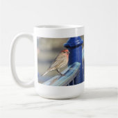 マグカップ – 赤い頭付きスパロー (左)