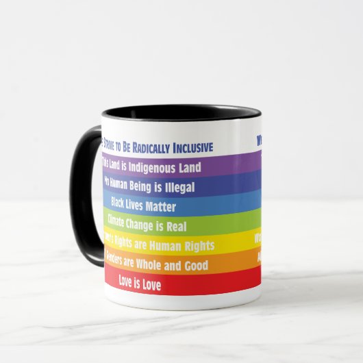 マグカップ – 過激な歓迎 (正面左)