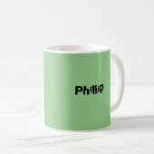 マグカップ – 野球選手の名前を緑に (正面右)