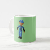 マグカップ – 野球選手の名前を緑に (正面左)