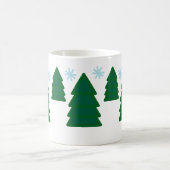 マグカップ - 雪の松の木 (中央)