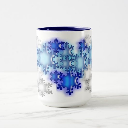 マグカップ – 雪片 (中央)
