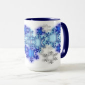 マグカップ – 雪片 (正面右)