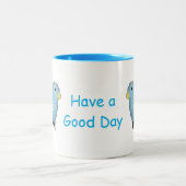 マグカップ – 青い鳥は良い日を持っている (中央)