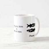 マグカップ – 魚座 (正面右)