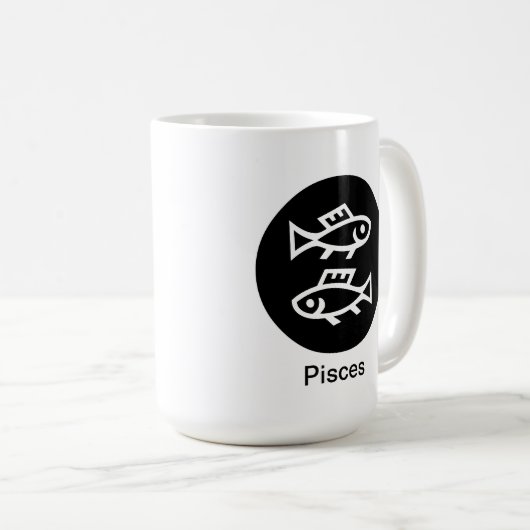 マグカップ – 魚座（魚） (正面右)