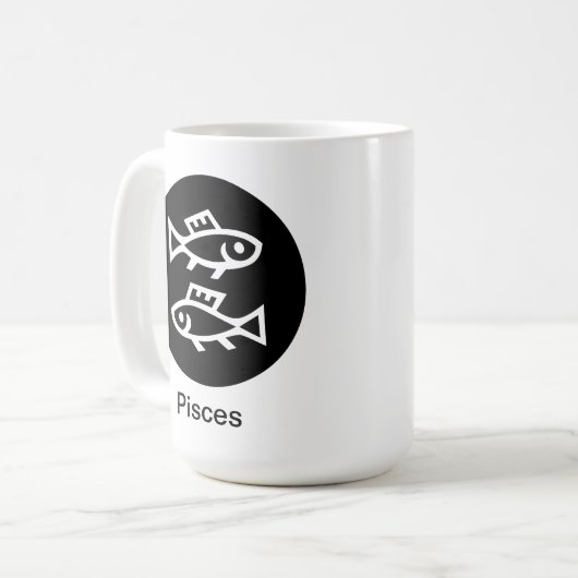 マグカップ – 魚座（魚） (正面左)