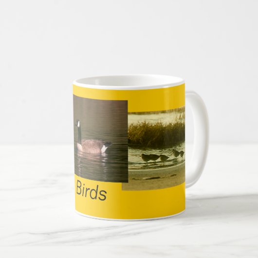 マグカップ – 鳥 (正面右)