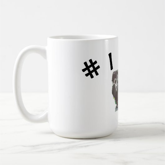 マグカップ: # 1パパ コーヒーマグカップ (左)