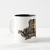 マグカップ（11オンス）& 15 oz) ツートーン ツートーンマグカップ (正面左)