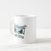 マグカップ 11oz:誰だと思っているの(白) (正面左)