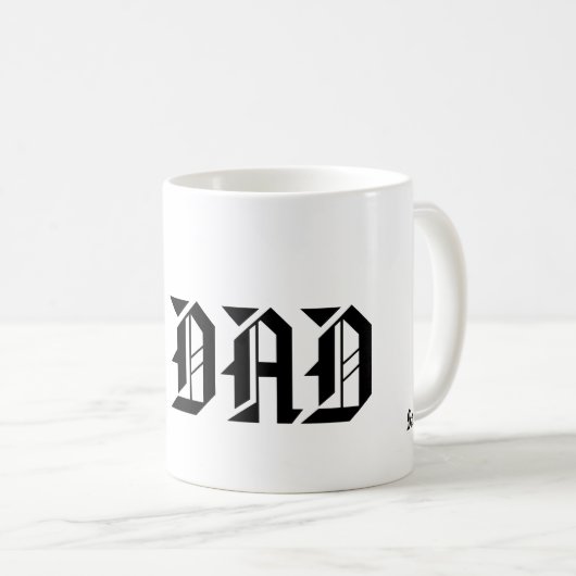 マグカップ : # 1 Dad (正面右)