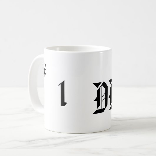 マグカップ : # 1 Dad (正面左)