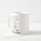 マグカップ – 3世代の女性が頭上に昇る (正面左)