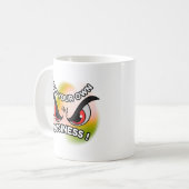 マグカップ 330ml:マインド・ユア・オウン(白) (正面左)