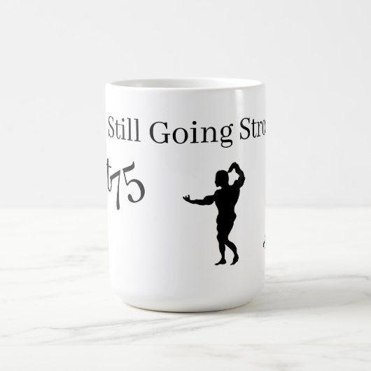 マグカップ： 75と強い。 コーヒーマグカップ (中央)