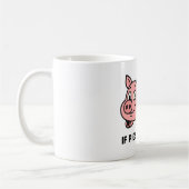 マグカップ(Classic Mug、330ml) - 豚が空を飛べたら コーヒーマグカップ (左)