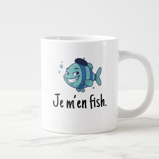 マグカップ - Je m'en fish (右)